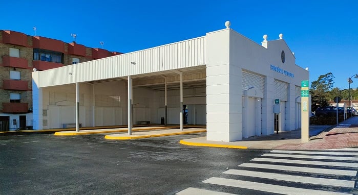 Obras en la estación de autobuses