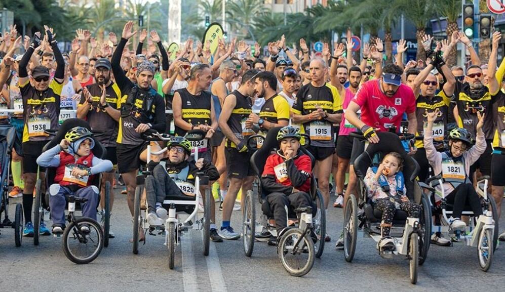Gran Carrera del Mediterráneo (Alicante) Imagen de archivo