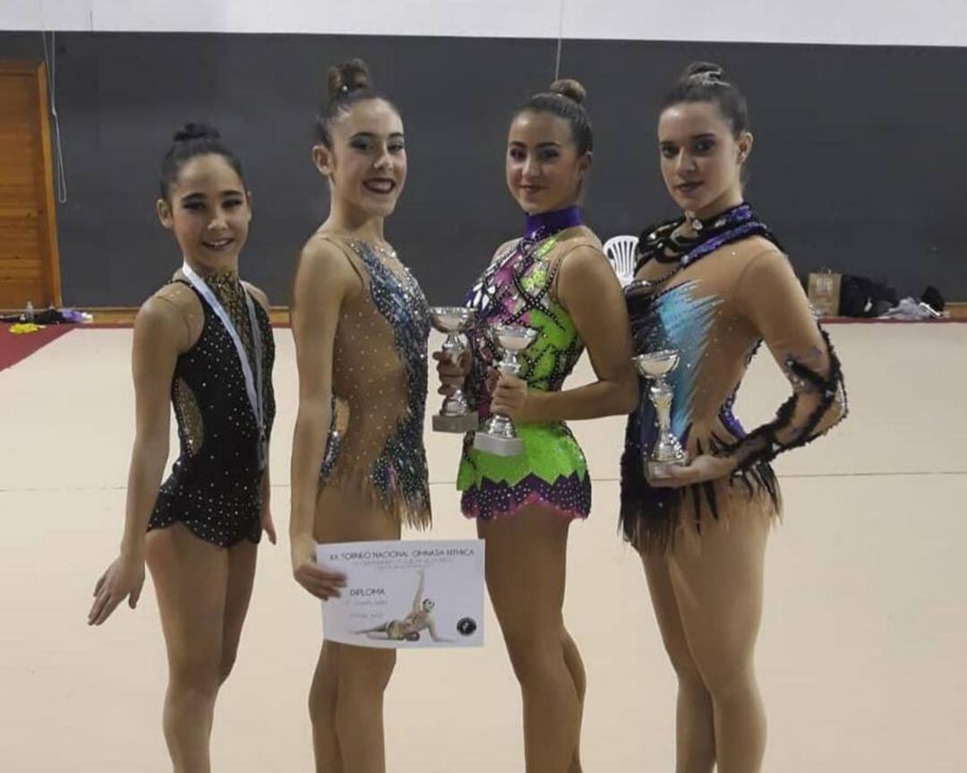 Gimnastas del Club Gimnasia Rítmica Jerez