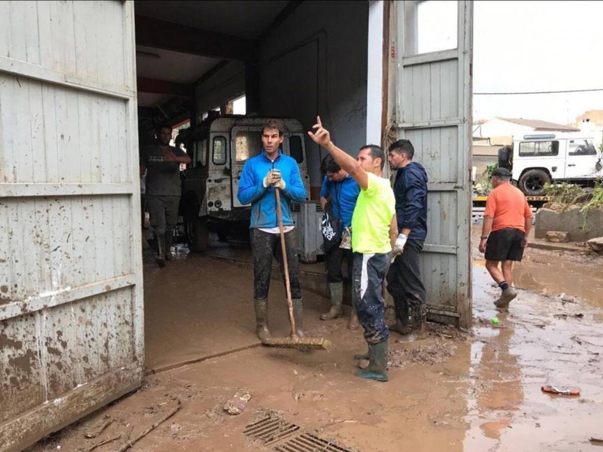 Rafa Nadal dona un millón de euros a los afectados por las inundaciones de Sant Llorenç