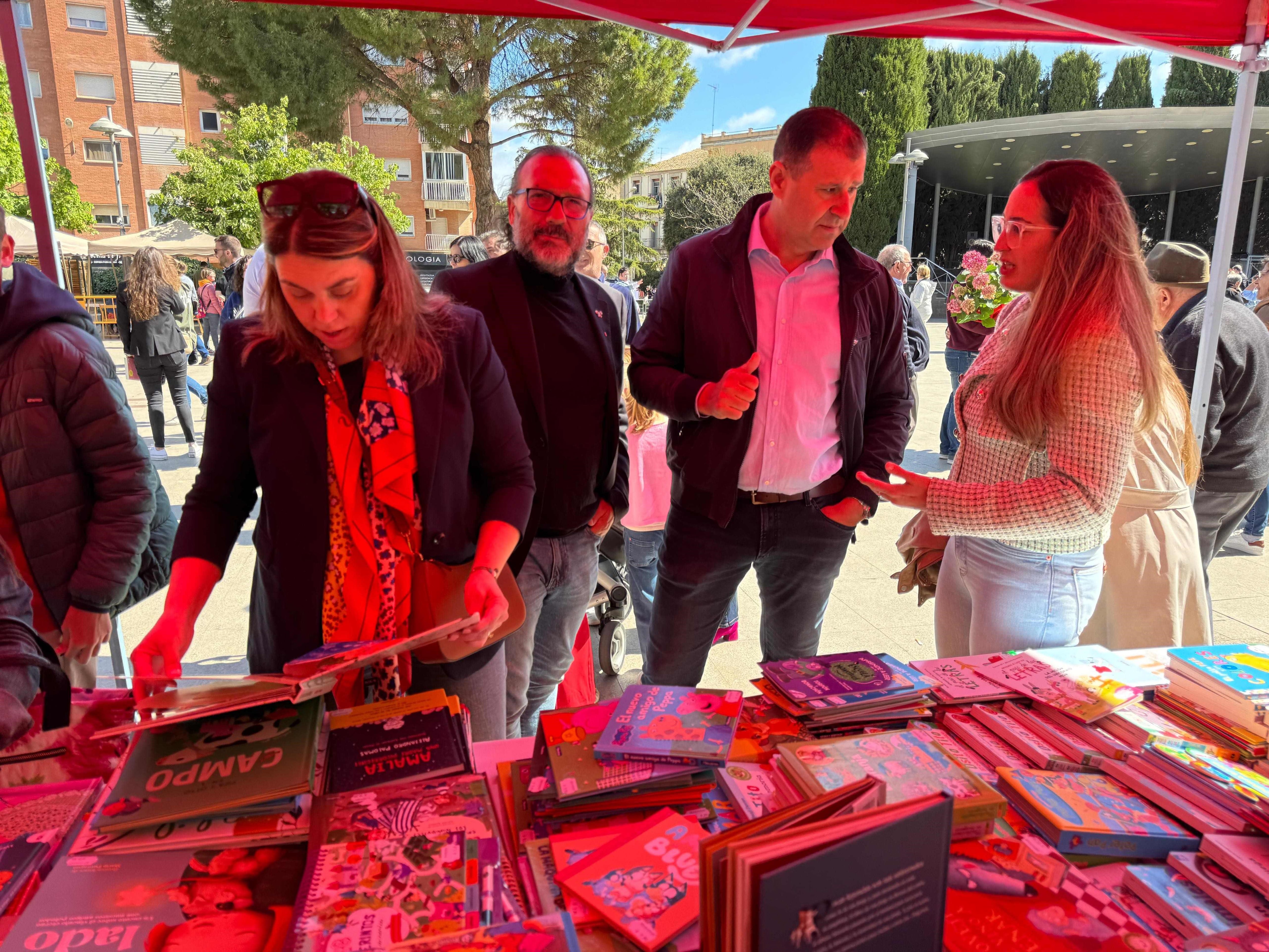 Día del Libro en Binéfar. Foto: Ayto. de Binéfar