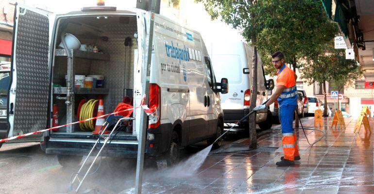 Limpieza viaria en Alcobendas