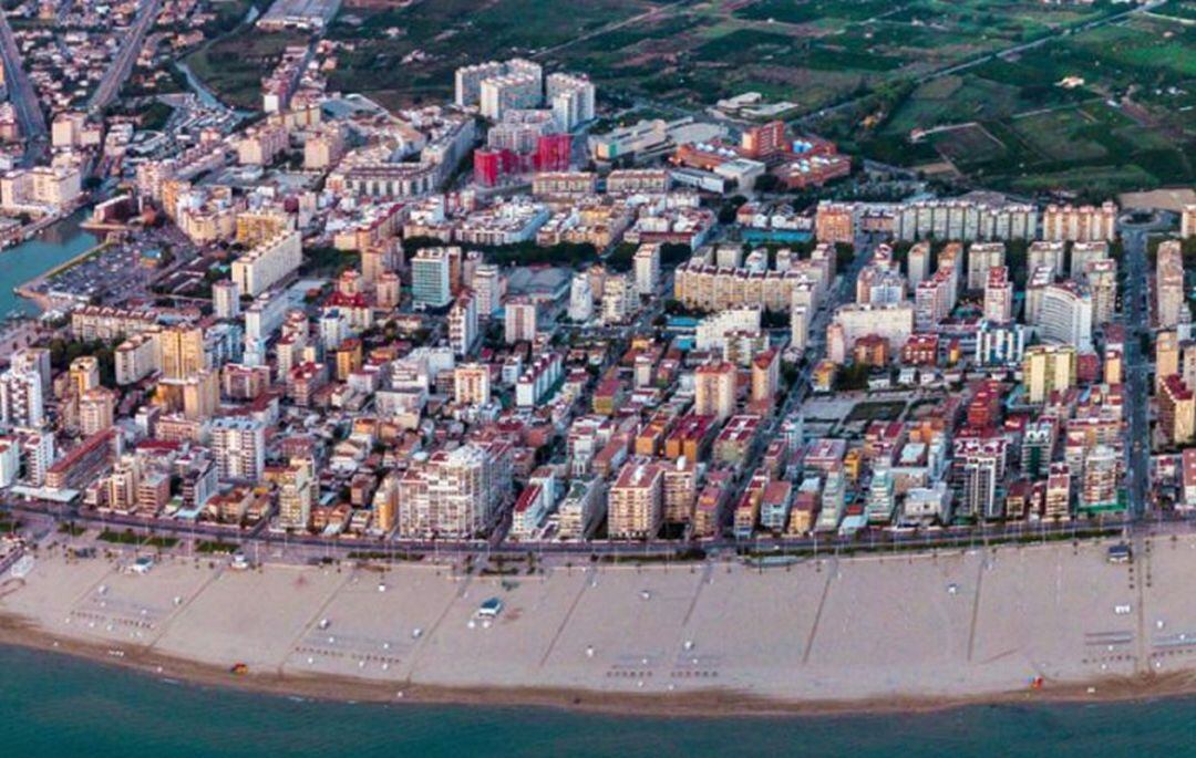 Núcleo primitivo de la playa de Gandia