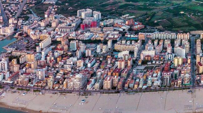 Núcleo primitivo de la playa de Gandia