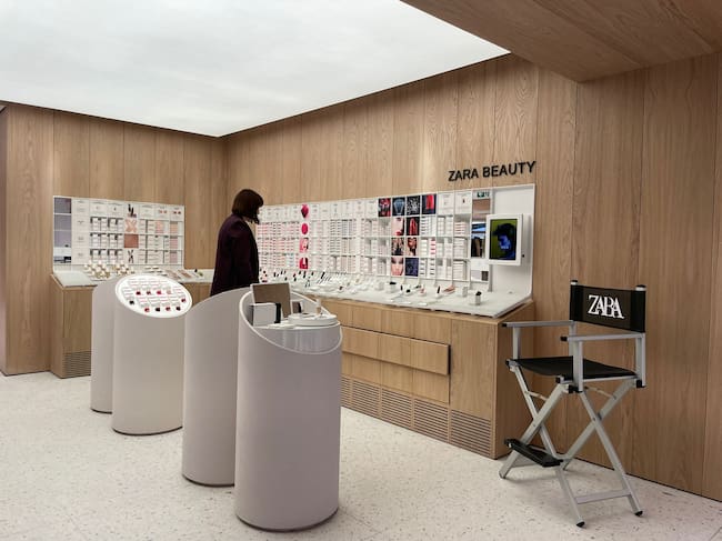 'Showroom' de la sección de Zara Beauty