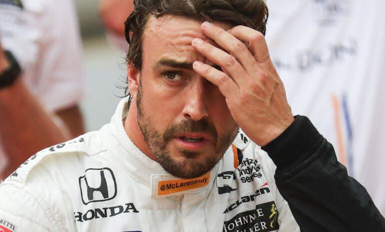 Fernando Alonso, en Indianápolis