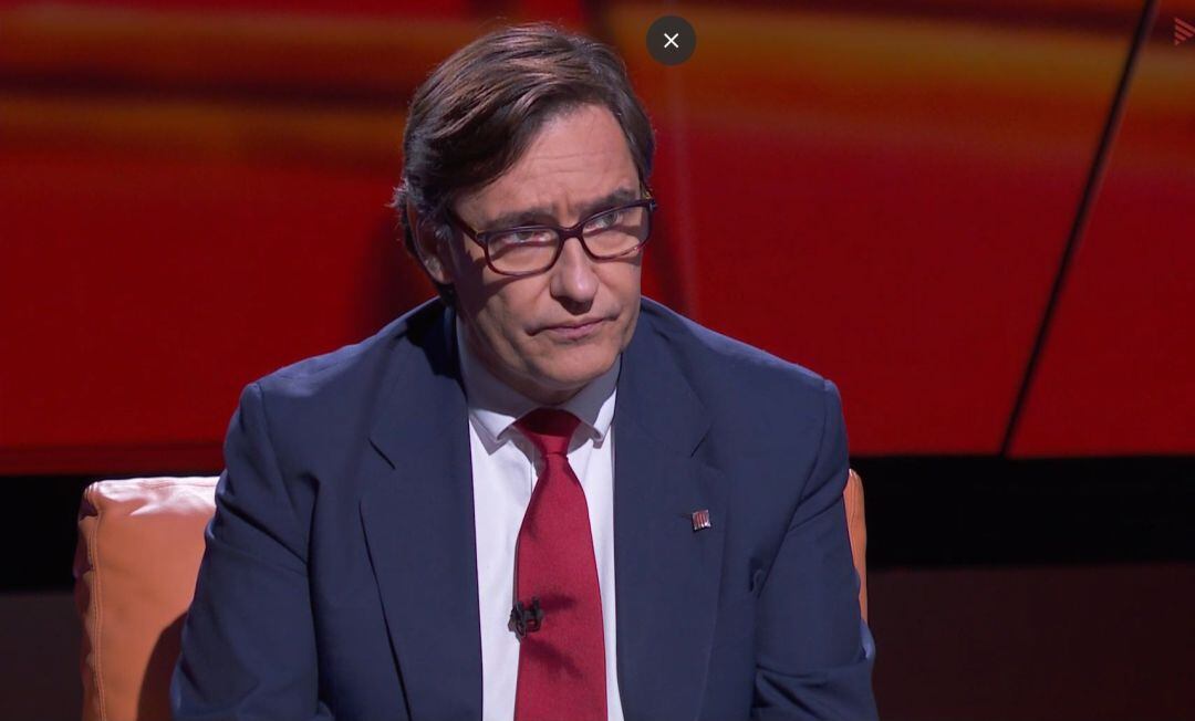 El jefe de la oposición y líder del PSC en el Parlament, Salvador Illa.