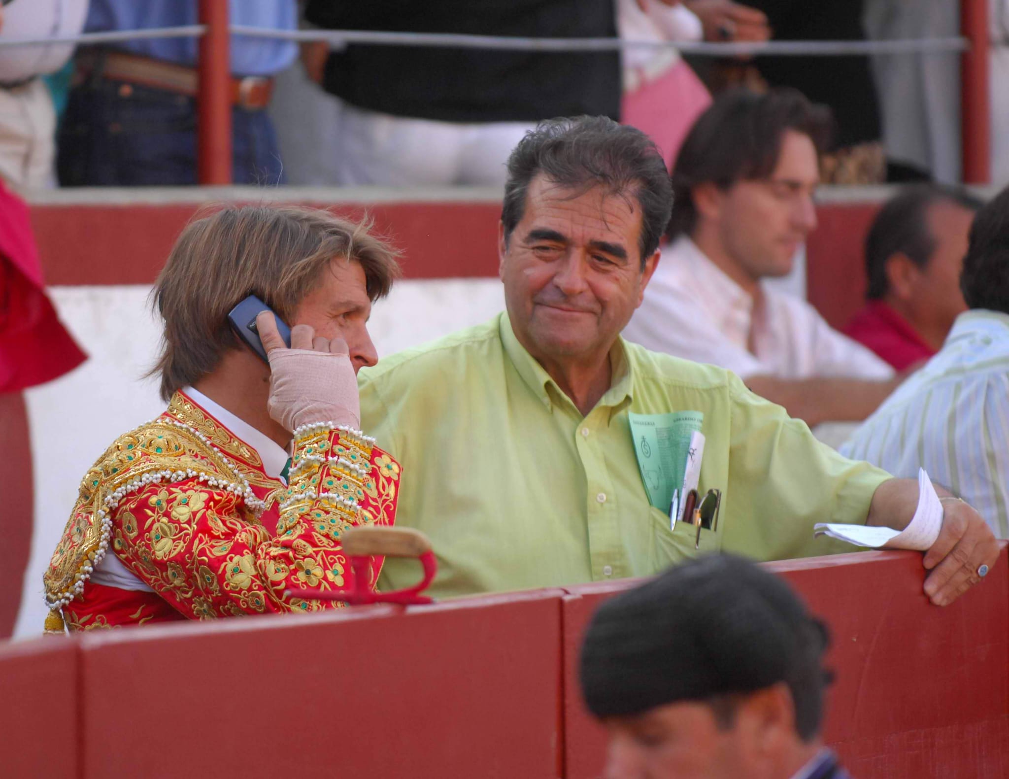 Pablo Pastor con Manuel Díaz El Cordobés. Fotografía : Juan Martín Misis