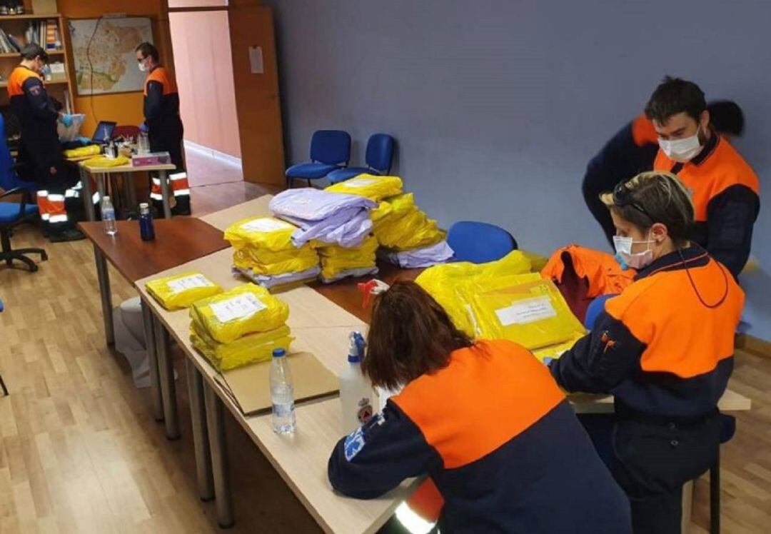 Los voluntarios de Protección Civil han realizado una destacada labor durante el estado de alarma