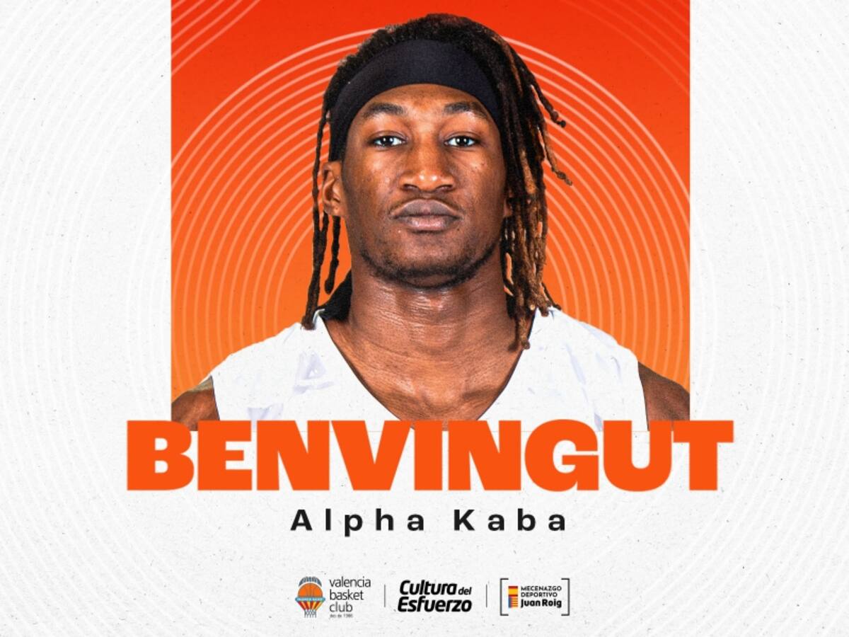 Valencia Basket ficha al pívot Alpha Kaba hasta final de temporada