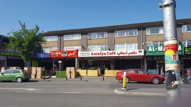 El barrio musulmán de la ciudad de Mánchester.