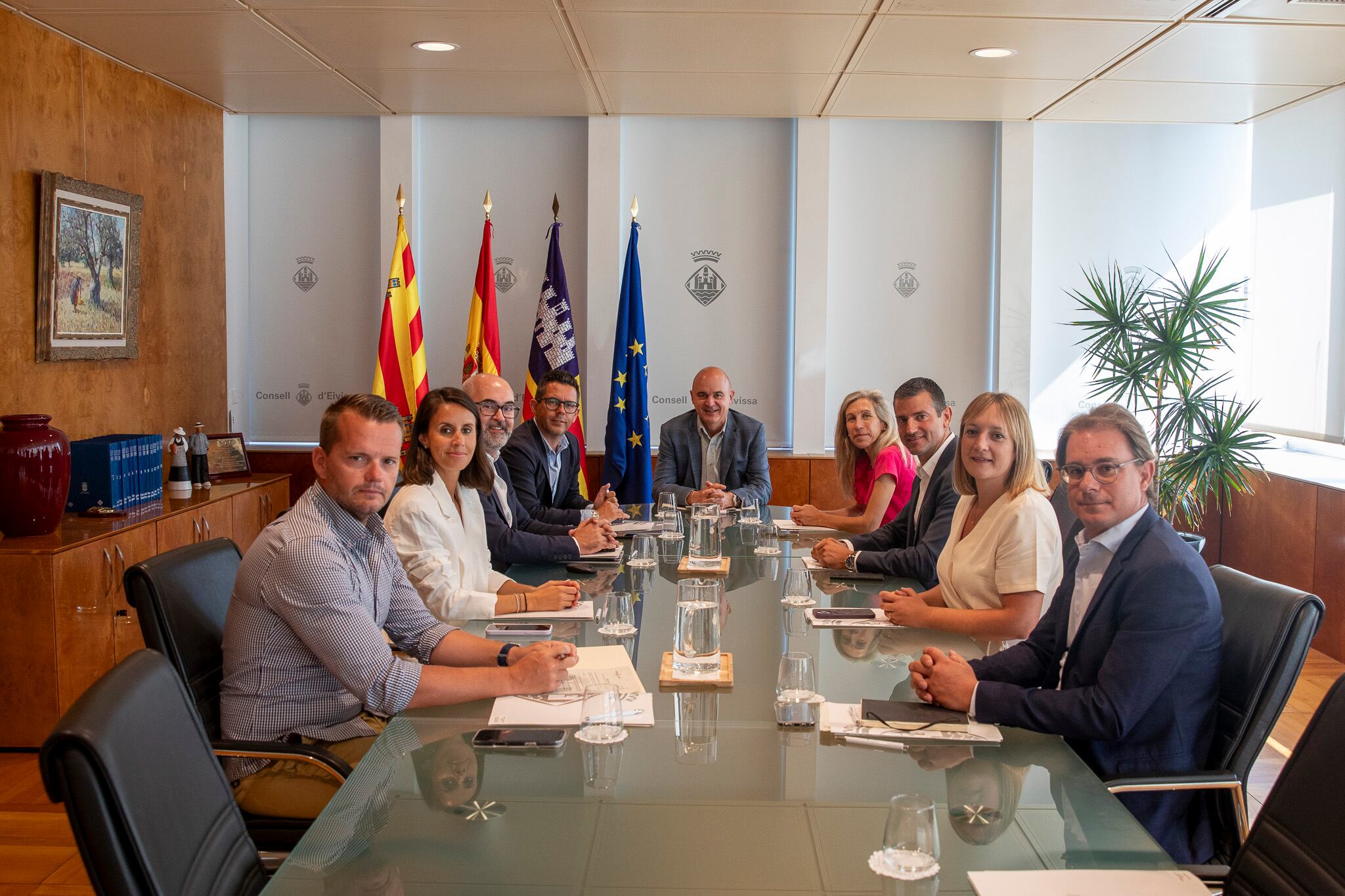 Imagen de la reunión del Consell de Alcaldes