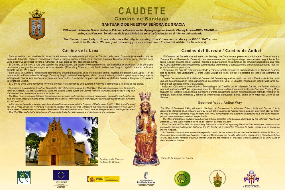 Nueva señalética del camino de santiago