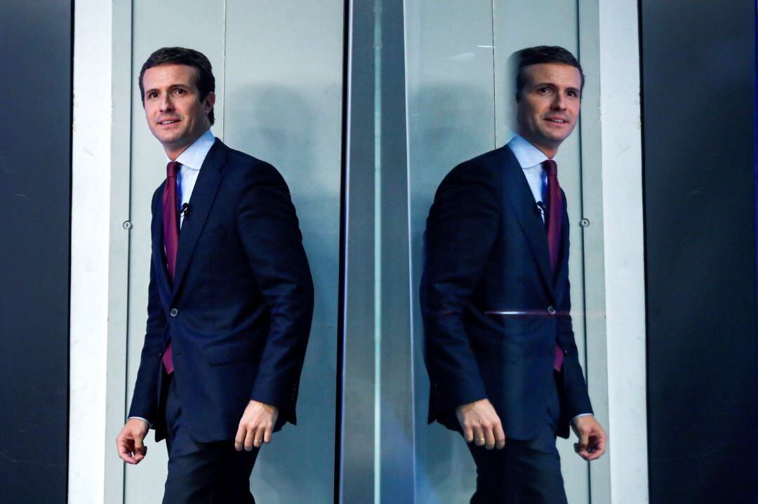 El presidente nacional del PP, Pablo Casado.