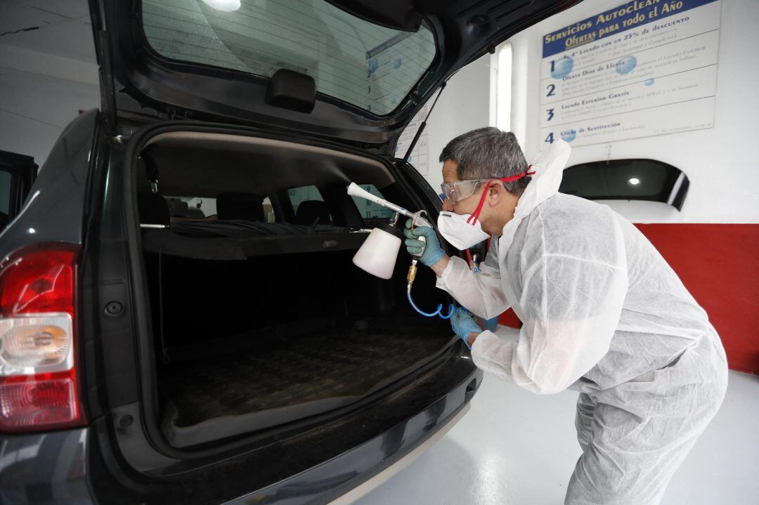 Desinfección vehículos ante Covi 19