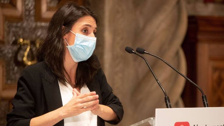 Irene Montero: "No podemos perseguir un camino abolicionista de la prostitución sin alternativas de protección"