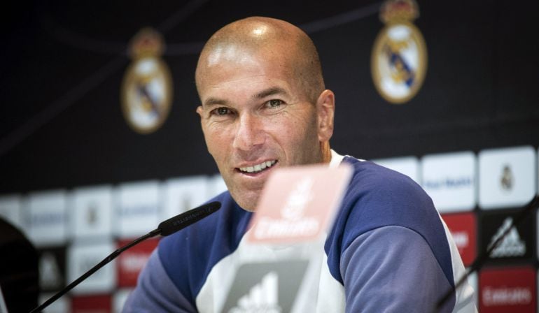 Zinedine Zidane compareció ante los medios en la previa del partido contra el Betis