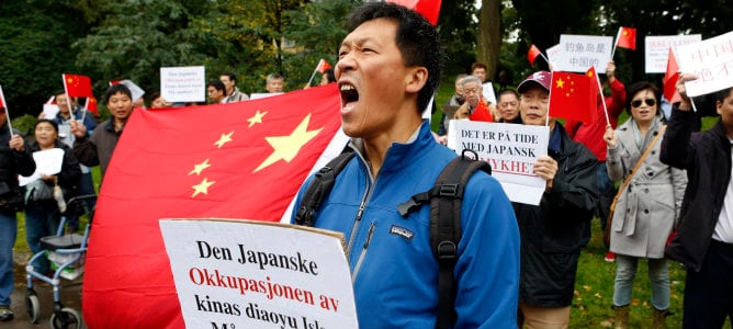 Decenas de miles de personas manifiestan su rechazo a Japón en toda China