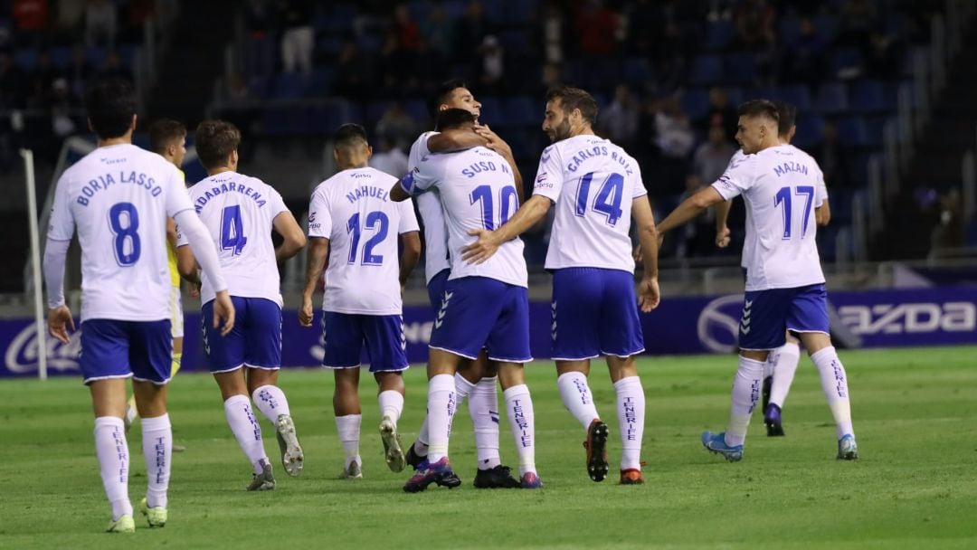 Suso celebra el tanto anotado ante el Cádiz