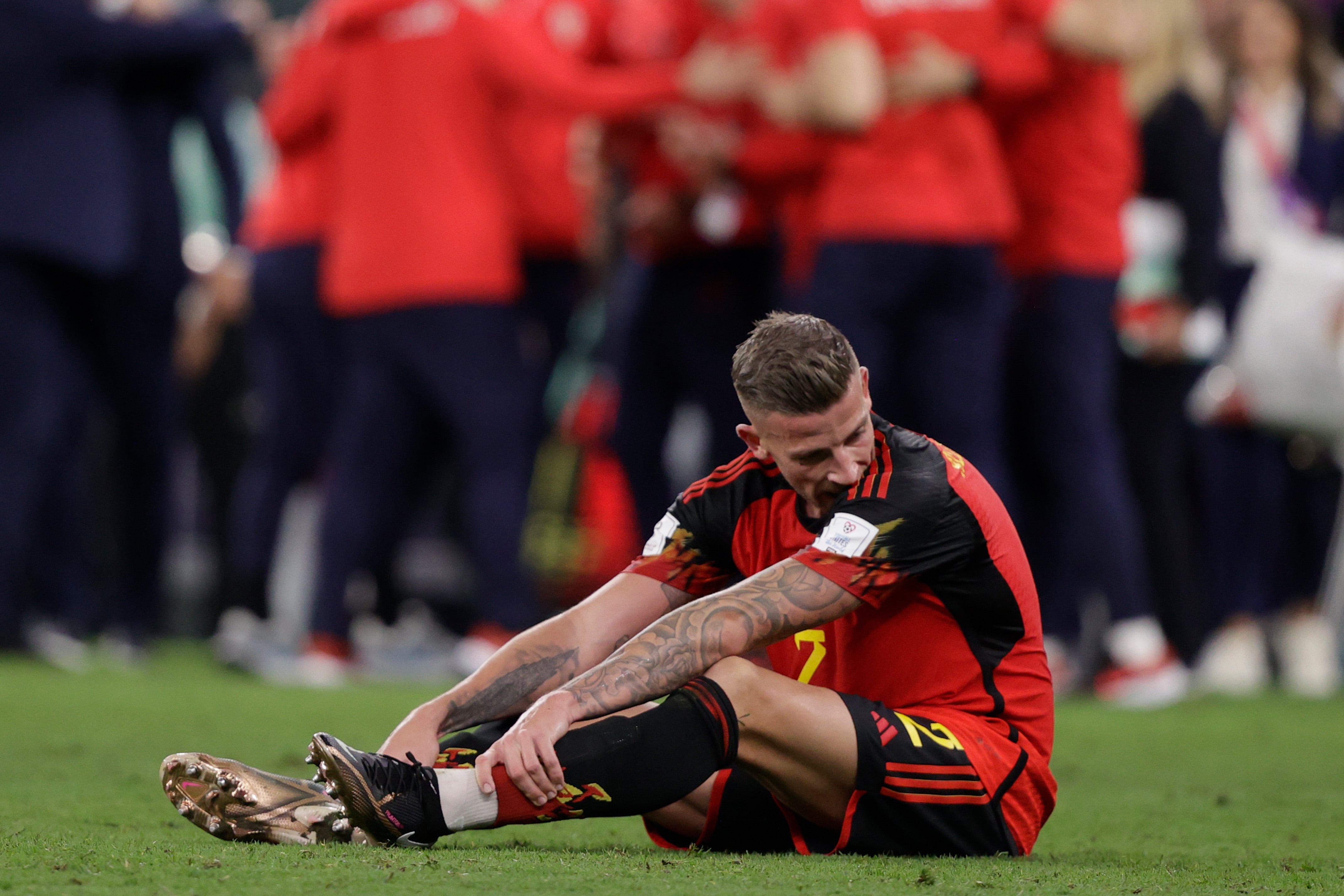 Toby Alderweireld, durante el partido del Mundial de 2018 entre Bélgica y Croacia