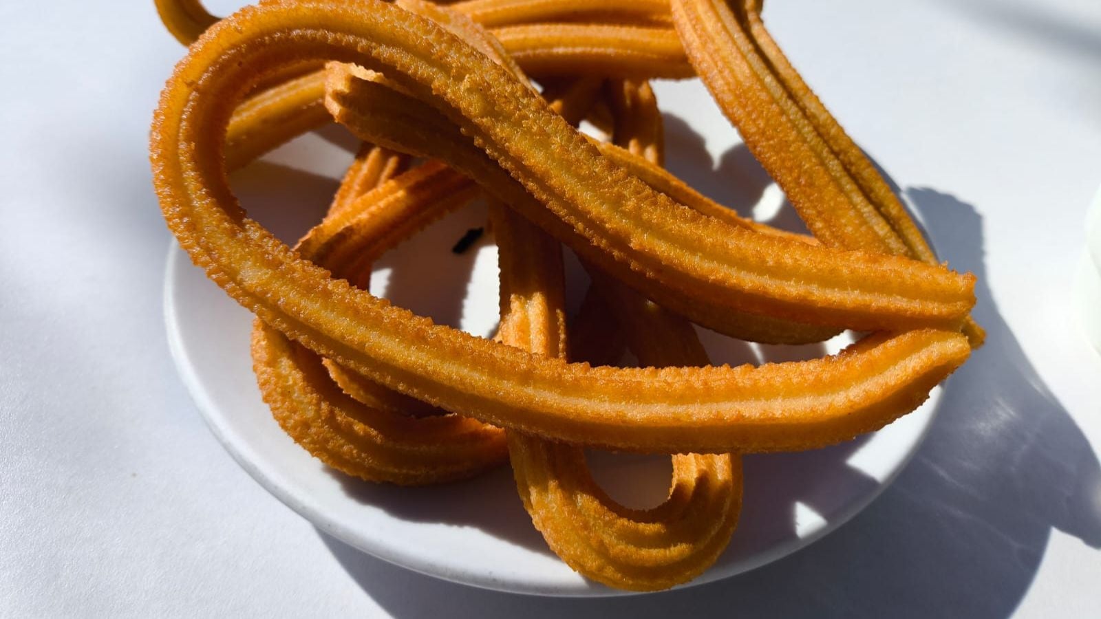 Imagen de archivo de los churros del kiosko Catalino de Toledo, situado junto a la Puerta de Bisagra