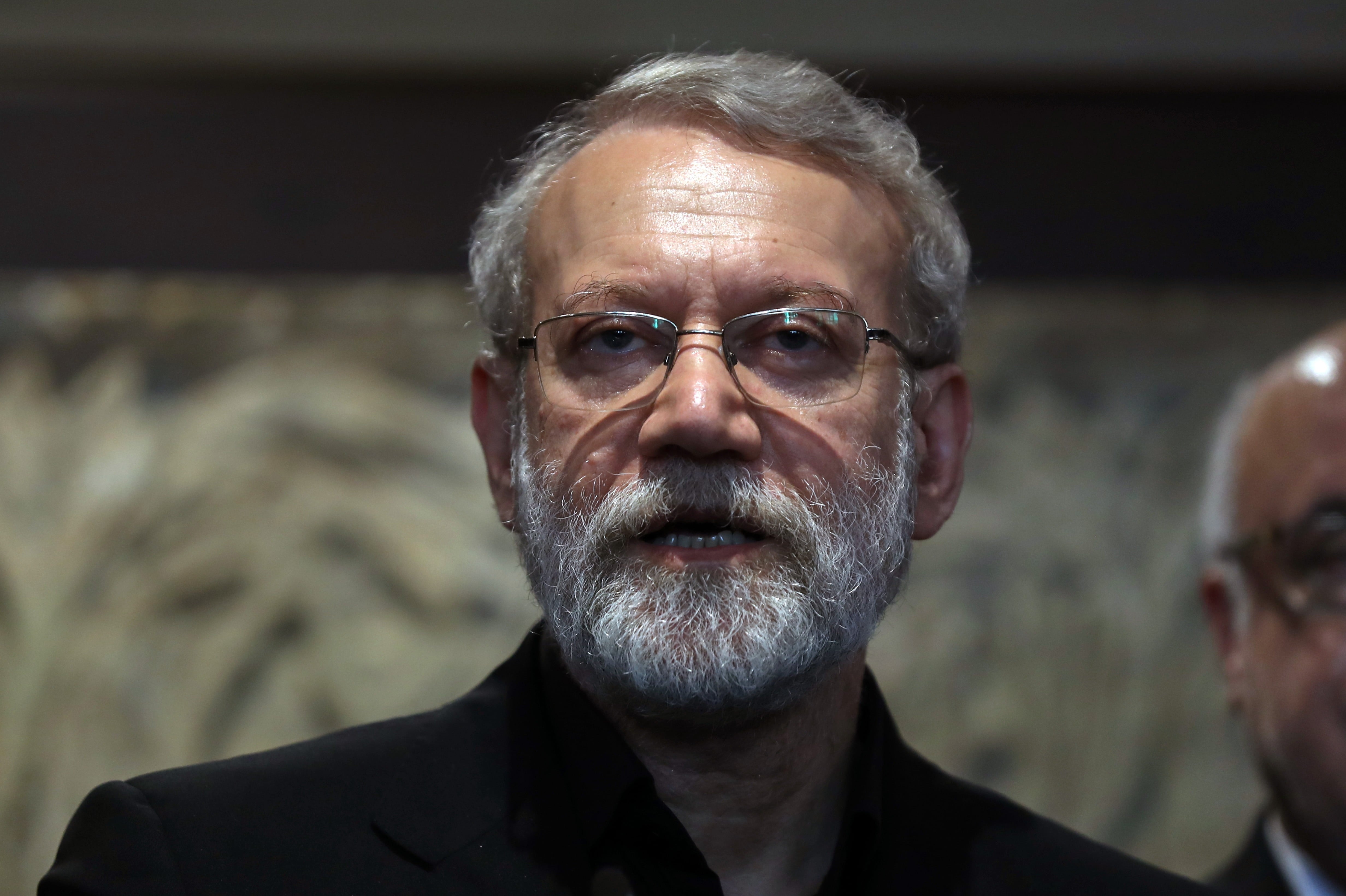 Ali Larijani, secretario del Consejo Supremo de Seguridad Nacional de Irán, en Beirut (Líbano), el 13 de agosto de 2025 (reeditado el 17 de marzo de 2026).