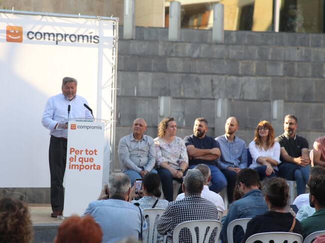 Rafa Carrió, candidato de Compromís per Dénia a la alcaldía.