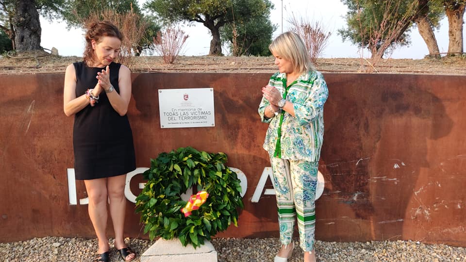 Las populares Mari Mar Blanco y Lucía Fernández en el homenaje a Miguel Ángel Blanco en San Sebastián de los Reyes