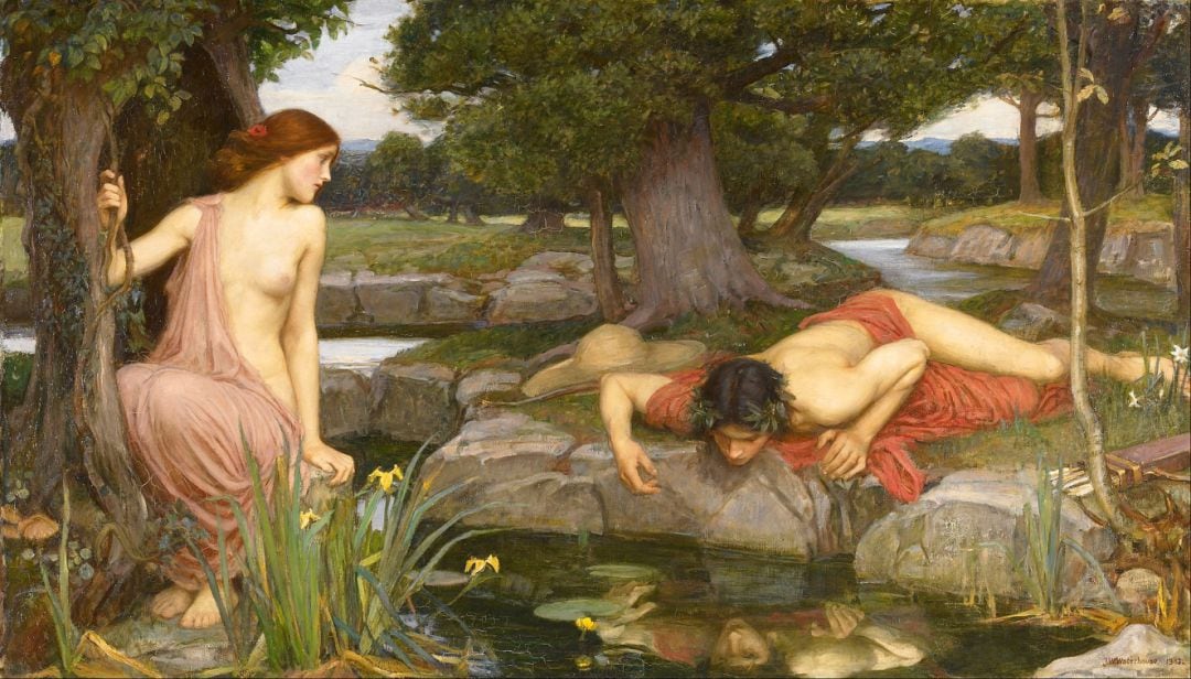 Eco y Narciso.