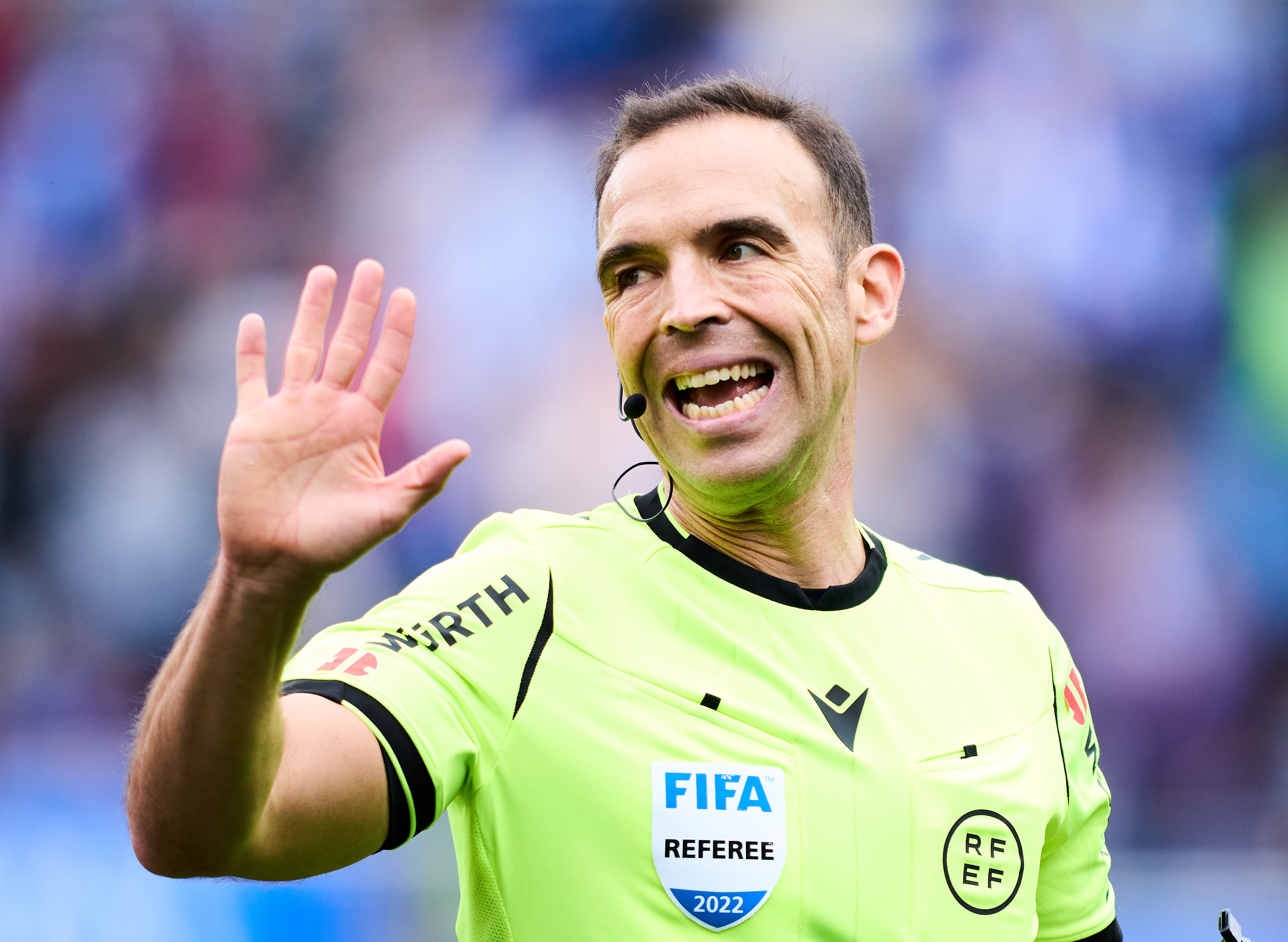 Guillermo Cuadra Fernandez, durante el Alavés-Granada