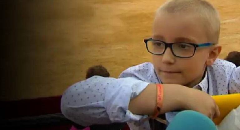 Imagen de archivo del joven de ocho años, Adrián Hinojosa