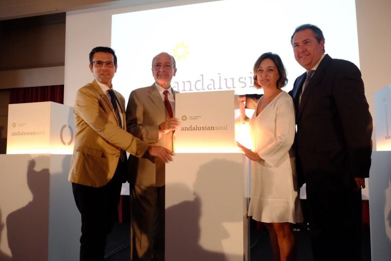 Los alcaldes de Granada, Málaga, Córdoba y Sevilla presentan su imagen turística conjunta