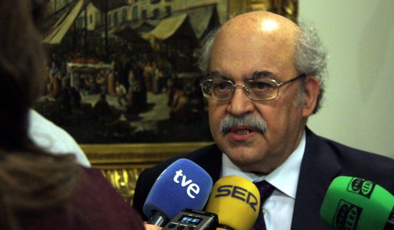 El conseller d'Economia i Coneixement, Andreu Mas-Colell, aquesta tarda de dimecres