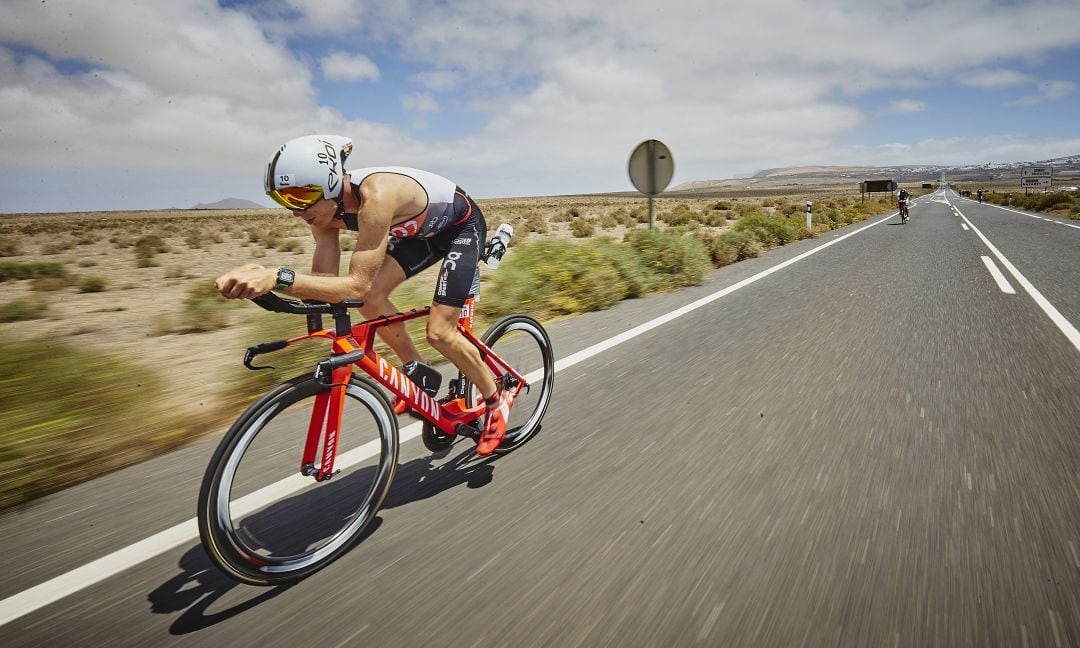 Uno de los participantes en ediciones anteriores del Ironman Lanzarote.