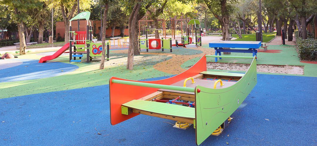 El parque permite que todos los niños puedan disfrutar de sus instalaciones