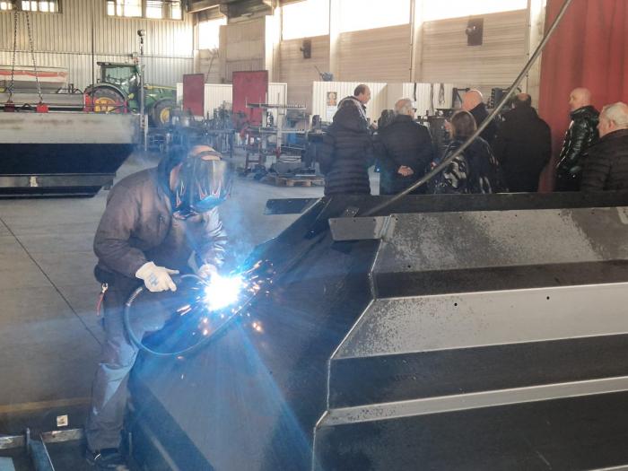 Cleris, dedicada al diseño y producción de maquinaria agrícola, tiene presencia en mercados de toda Europa. Foto: DGA