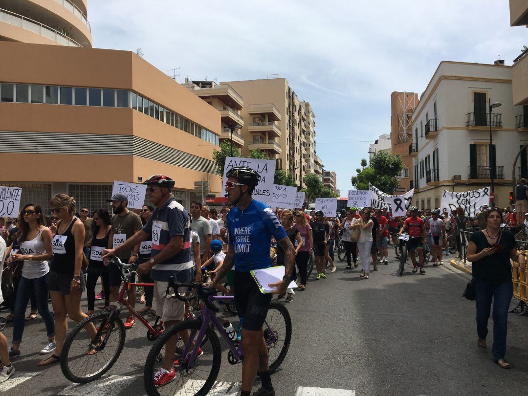 Imagen de archivo de la manifestación en Ibiza 