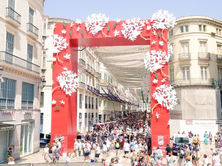 Portada de la feria del centro (Málaga)