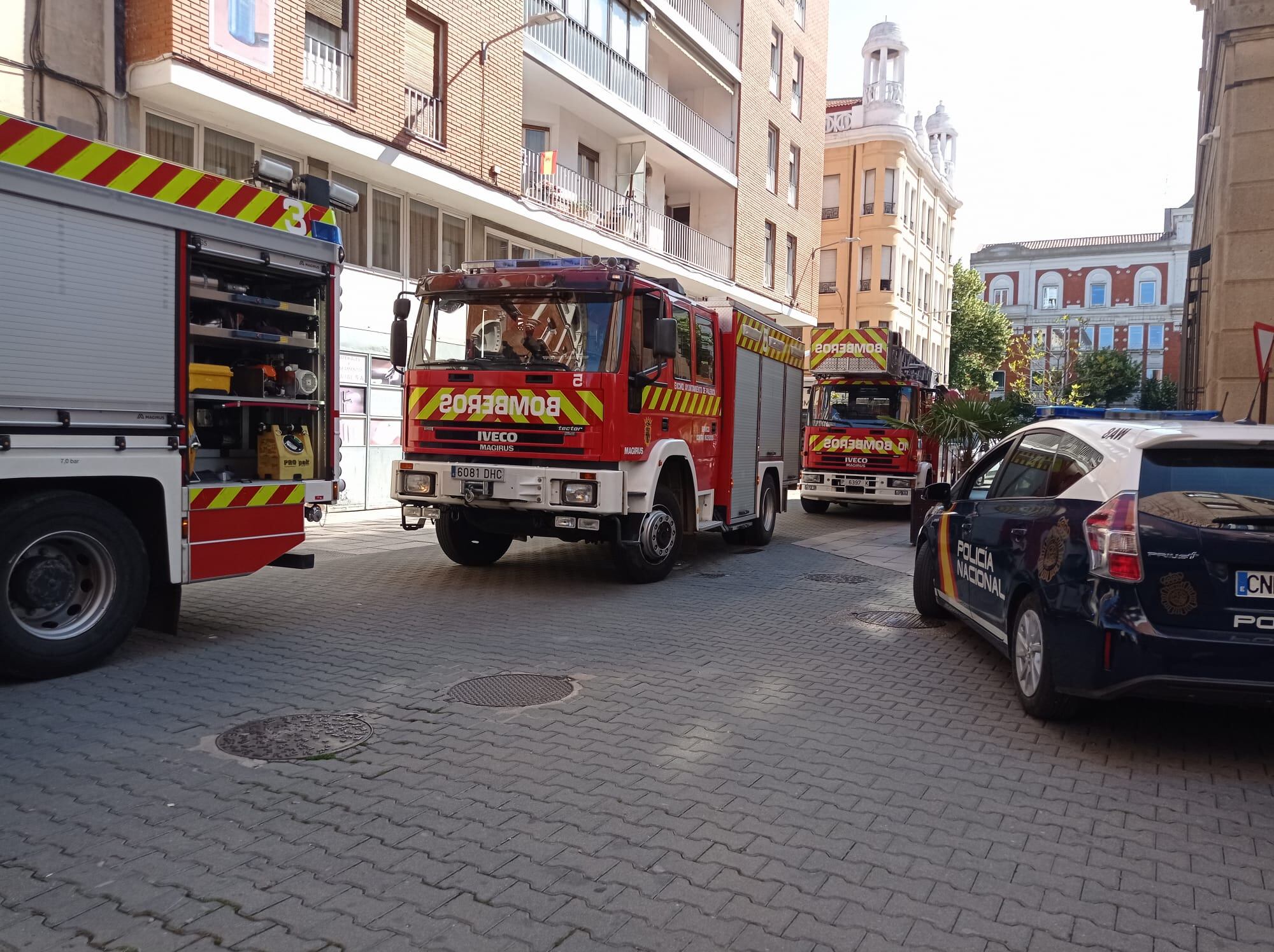 Despliegue en la zona