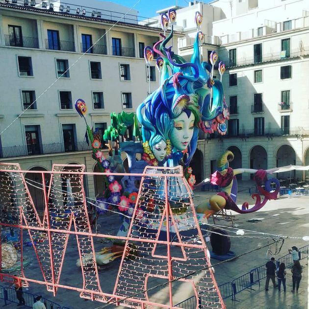 Imagen de la plantà del monumento