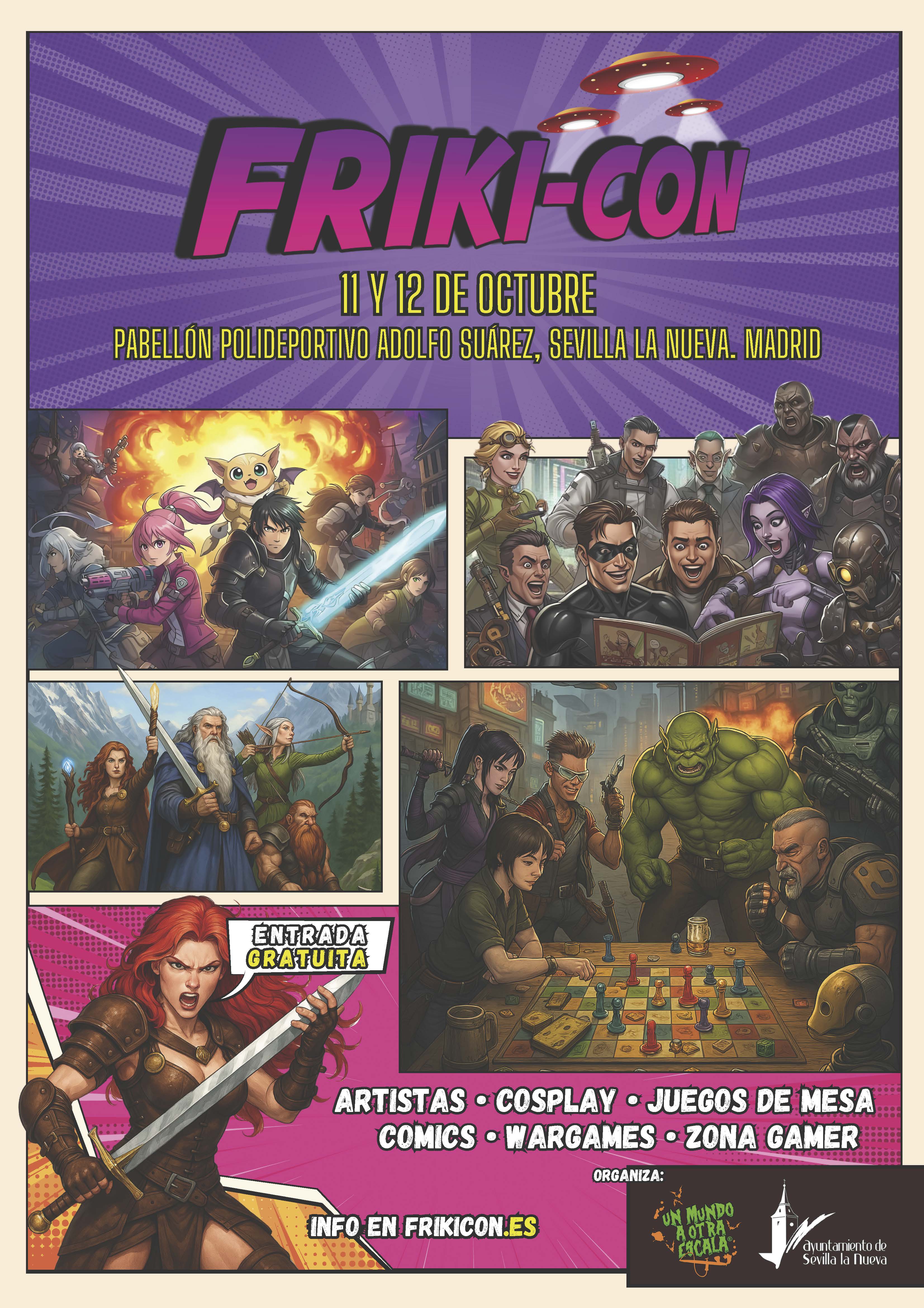 Cartel de la FrikiCon.