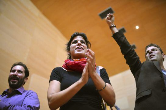 Teresa Rodríguez, secretaria general de Podemos Andalucía.