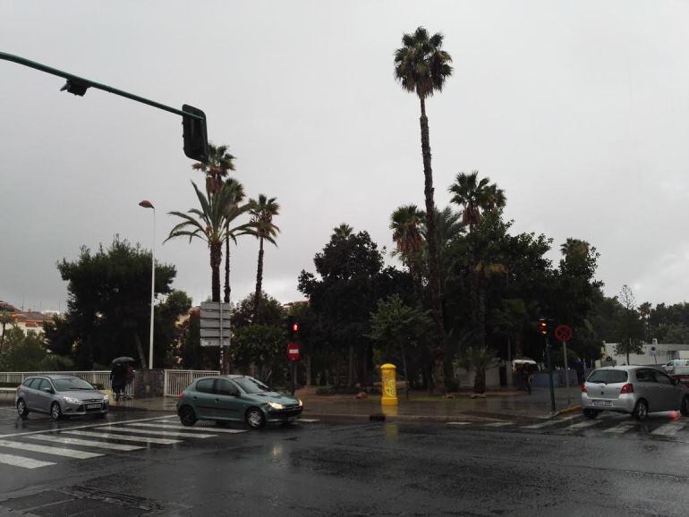 Lluvia en Elche