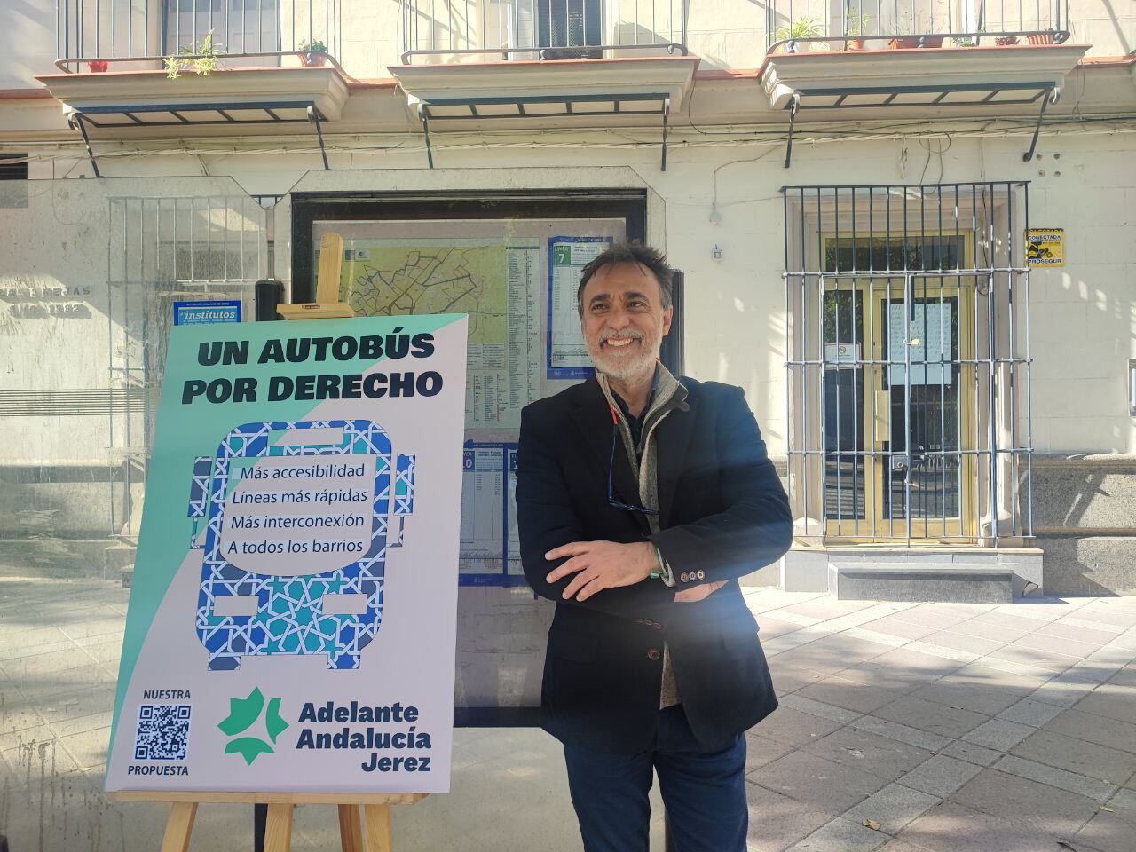 Carlos Fernández, candidato de Adelante Andalucía en Jerez