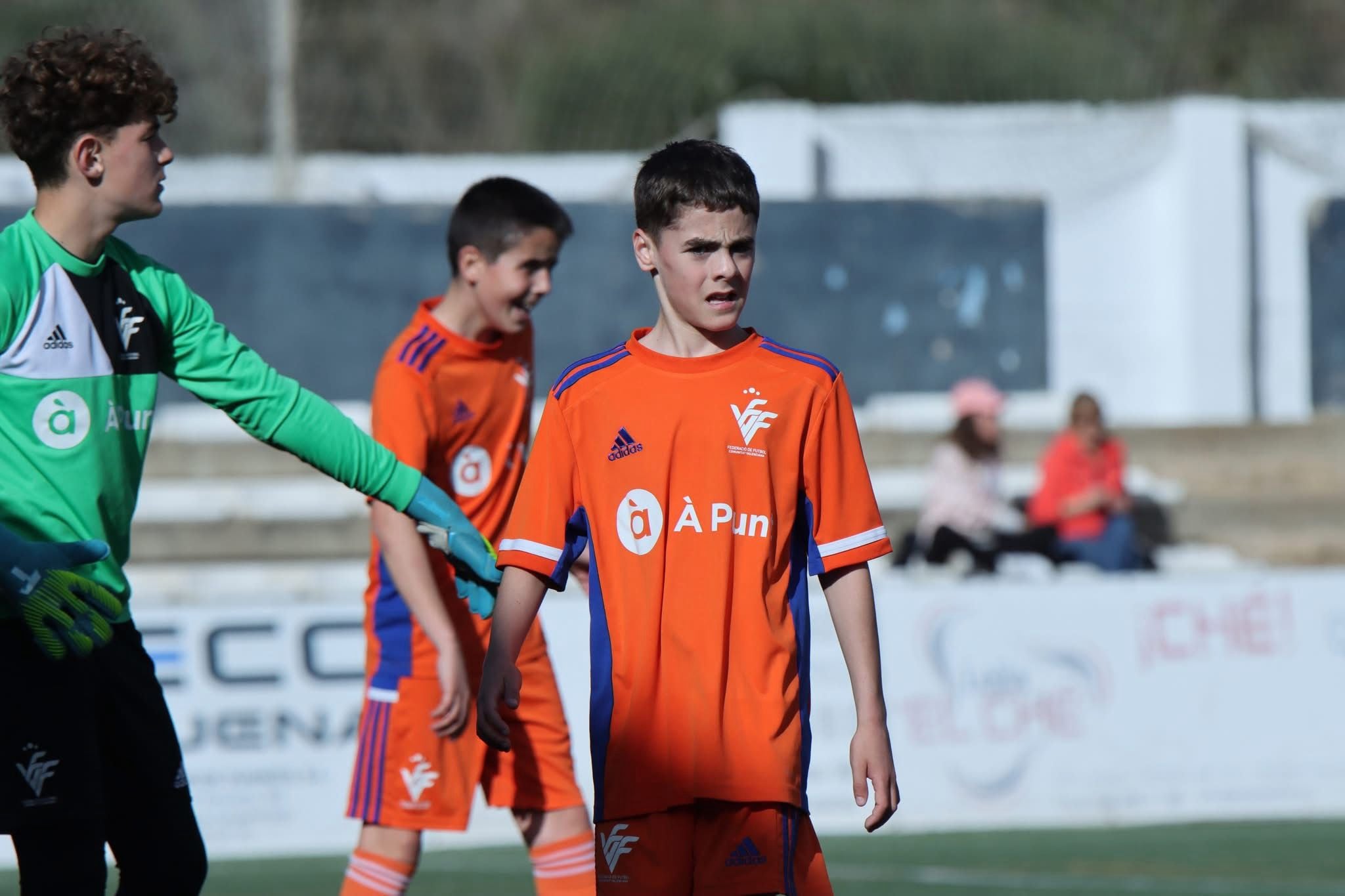 Borja, en pleno partido