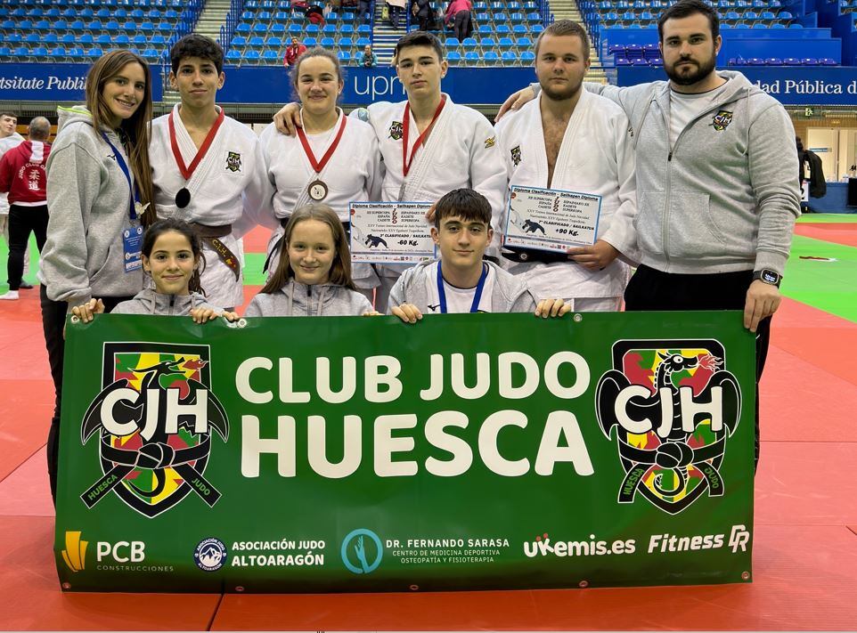 El Club Judo Huesca consiguió los mejores resultados