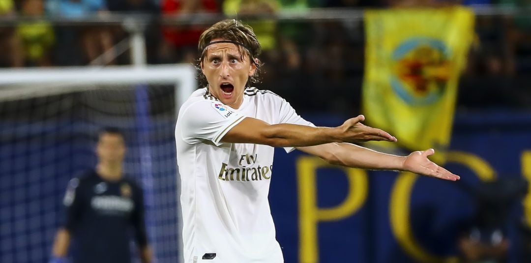 Luka Modric, en un partido con el Real Madrid