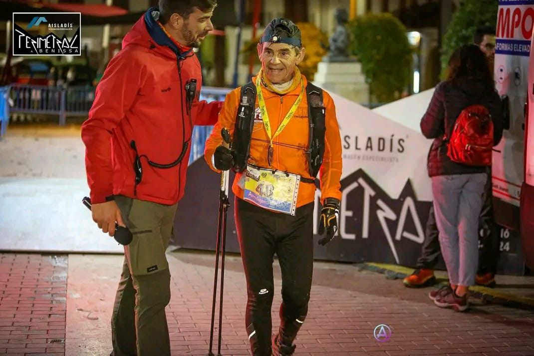 Abelardo Guillem en la carrera