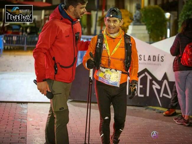 Abelardo Guillem en la carrera