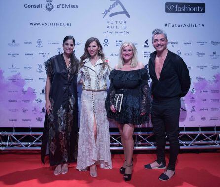 Un momento en el photocall